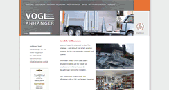 Desktop Screenshot of anhaenger-vogl.de